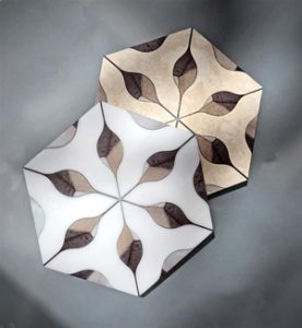 Ornate hexagon tiles from Villagio Tile & Stone