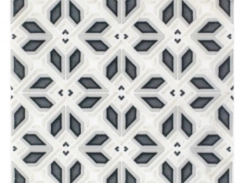 Avery Petite Pattern Charcoal on Carrara